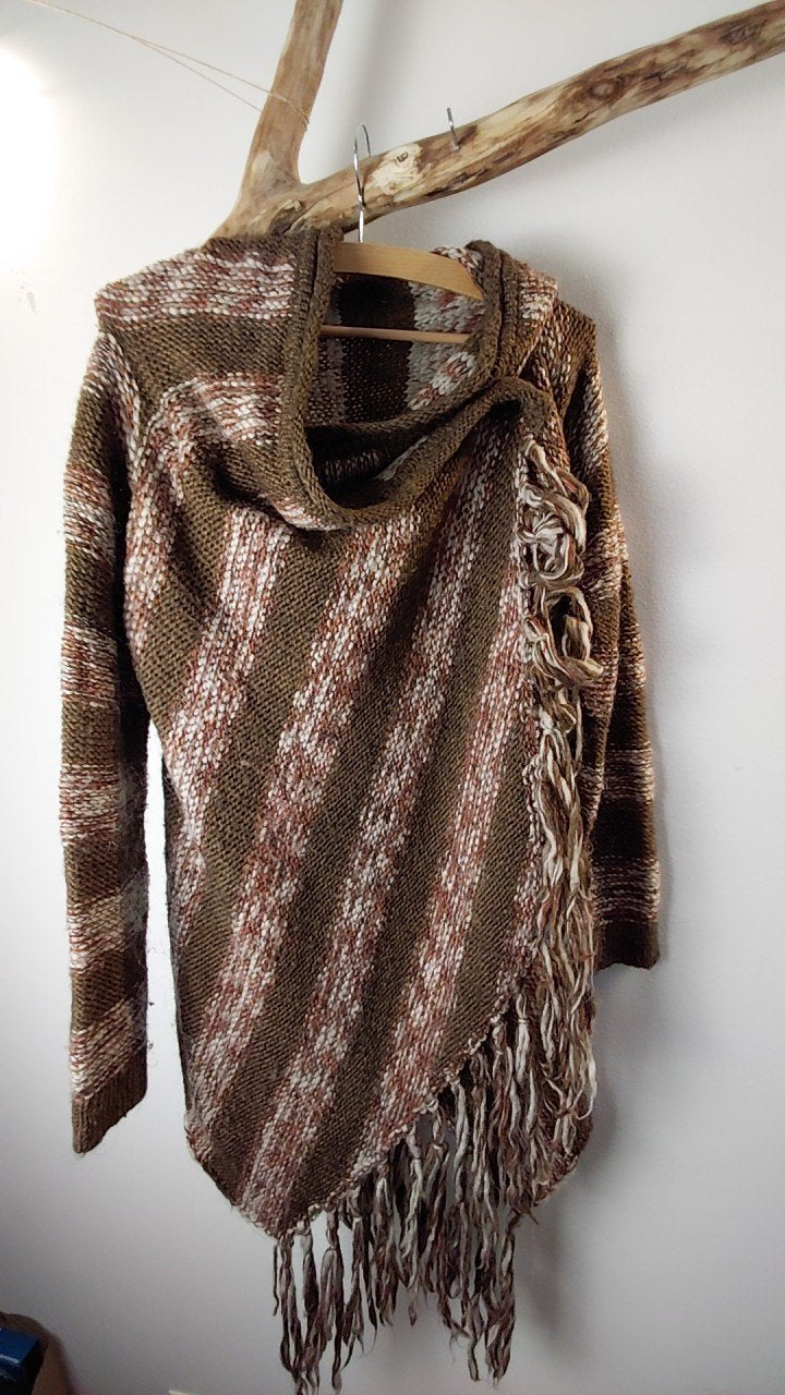 Unbekannt Pullover Unbekannt Braun, Beige, Weiß