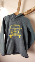 Volkswagen Hoodie Unbekannt Dunkelgrau mit gelbem Print